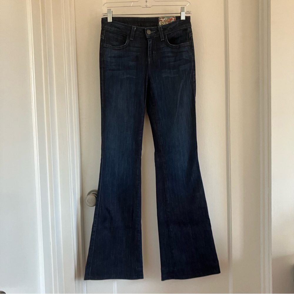 VINTAGE dark wash flared bell bottom jeans